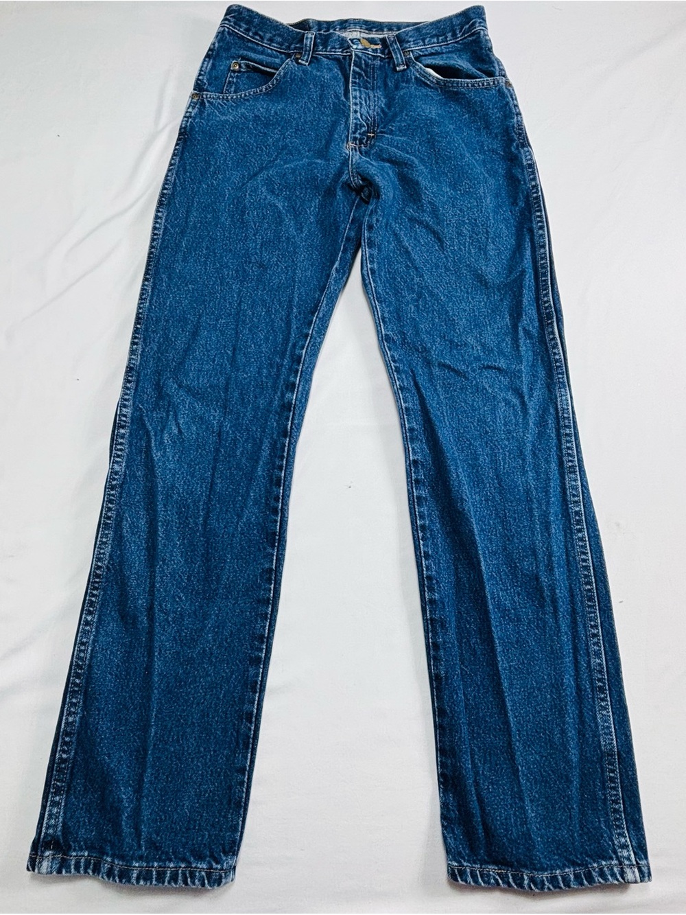Wrangler Women's Straight-Leg Jeans in Dark Blue Denim M577